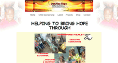 Desktop Screenshot of christianhope.org.uk